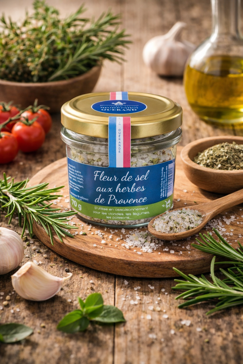Fleur de sel aux herbes de Provence - 70g - Etin'Sel Guérande