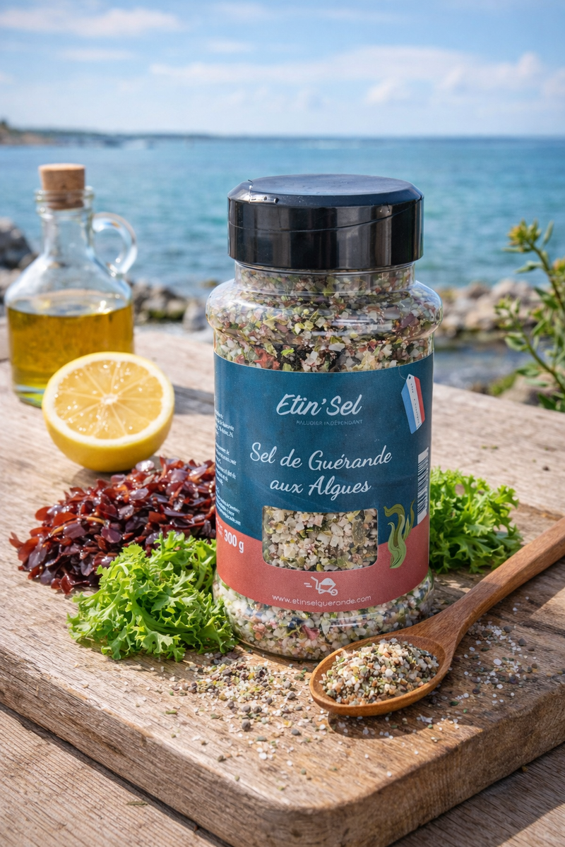 Sel de Guérande aux algues - 300g - Etin'Sel Guérande