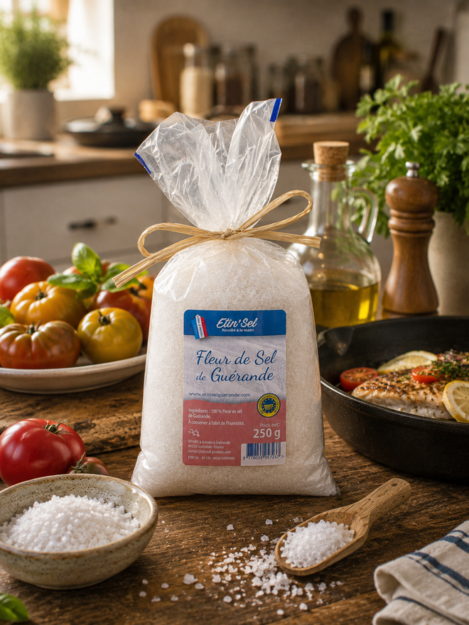 Fleur de sel de Guérande IGP 125g/250g/500g
