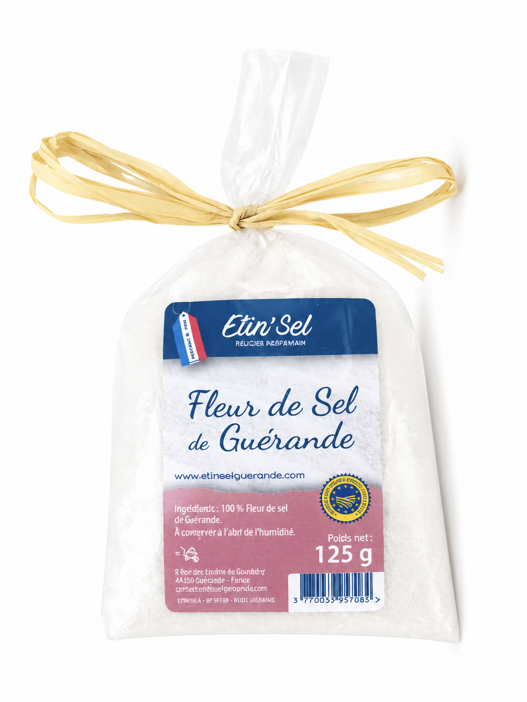 Fleur de sel de Guérande IGP 125g/250g/500g