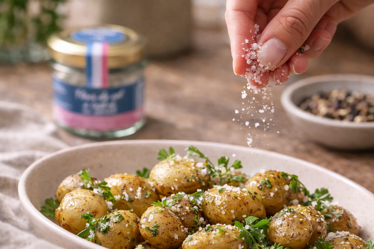 Fleur de sel à l'ail et au persil - 70g - Etin'Sel Guérande