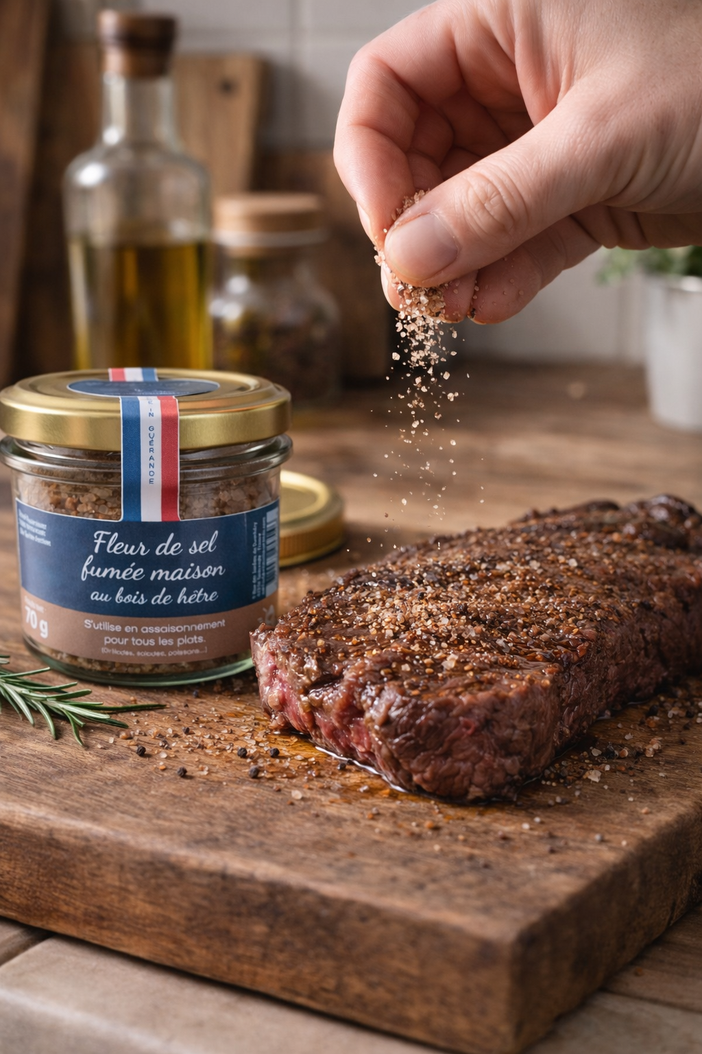 Fleur de sel fumée - 70g - Etin'Sel Guérande