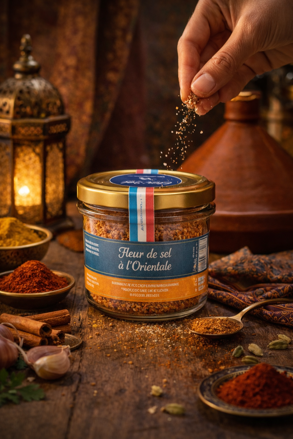 Fleur de sel à l'orientale - 70g - Etin'Sel Guérande