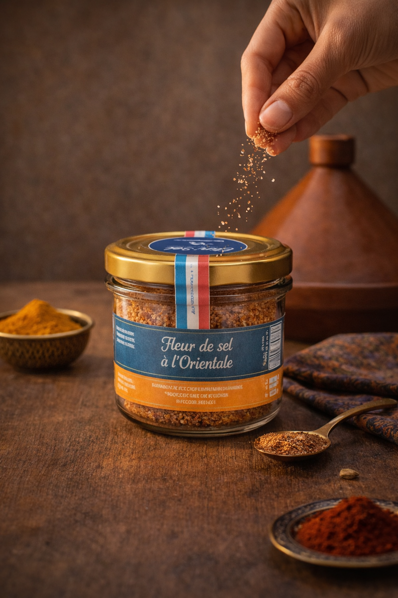 Fleur de sel à l'orientale - 70g - Etin'Sel Guérande
