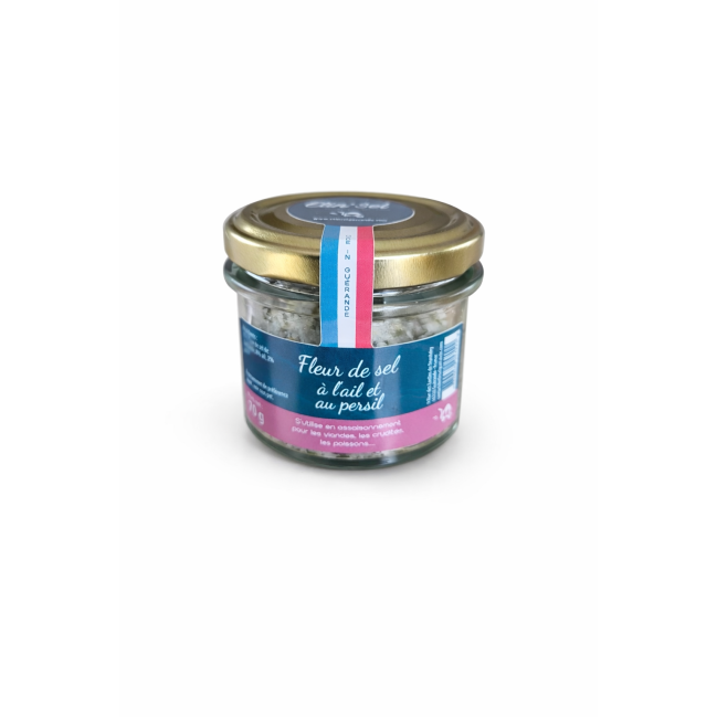 Fleur de sel à l'ail et au persil - Etin'Sel