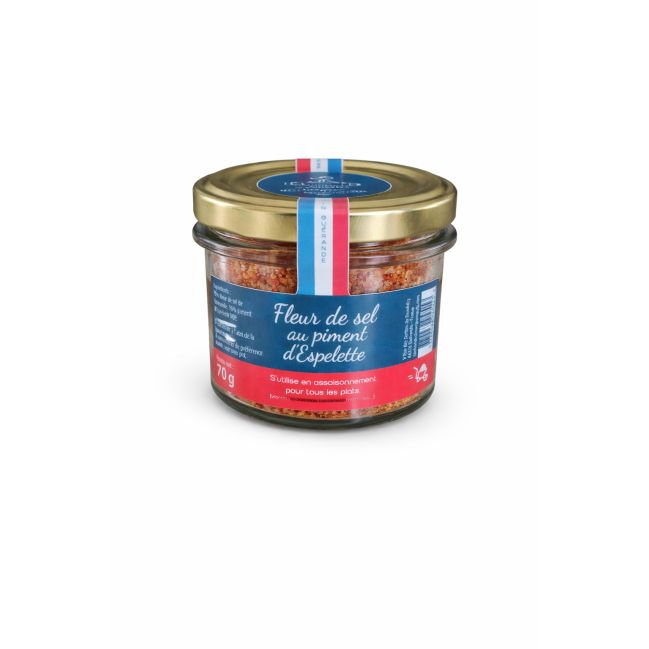 Fleur de sel au piment d'Espelette - Etin'Sel