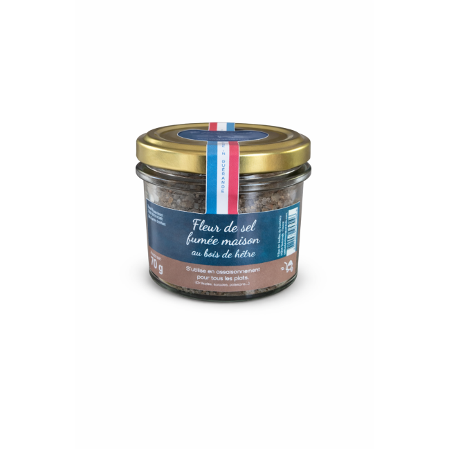 Fleur de sel fumée au bois de hêtre - Etin'Sel
